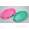 Plastic oval serving tray 42.8x27.8cm colors #TG22579A